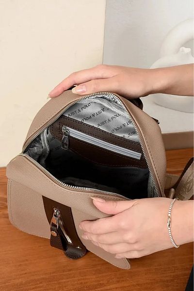 Just Polo Women's Handbag and Backpack with Long Strap Compartment