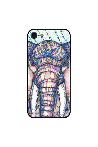 Covernex غطاء حماية لجهاز iPhone 8 بتصميم فيل وقلم رصاص