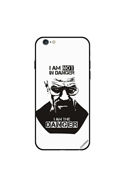 Covernex غطاء حماية لجهاز iPhone 6s "أنا لست في خطر" بالأبيض والأسود