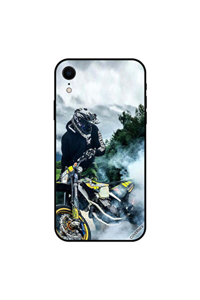 Covernex غطاء حماية iPhone XR بتصميم شيلبي على الدراجة
