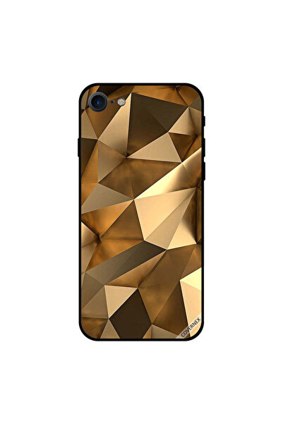 Covernex غطاء حماية لجهاز iPhone 8 بتصميم مثلث ذهبي