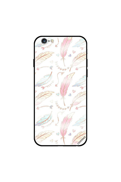 Covernex غطاء حماية لجهاز iPhone 6s Plus بطبعة ريش متعدد الألوان