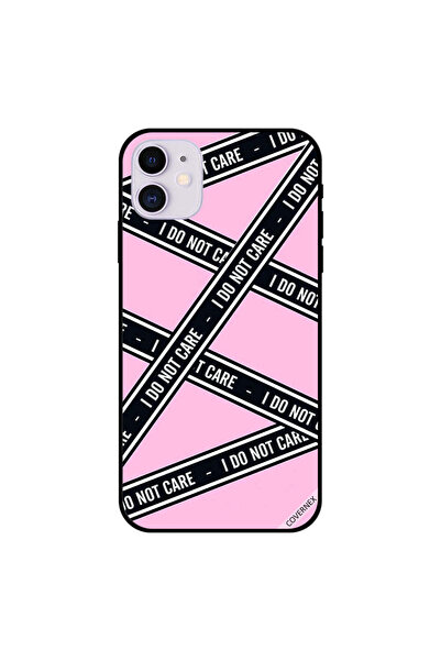 Covernex غطاء حماية لجهاز iPhone 11 مطبوع عليه عبارة "لا أهتم"