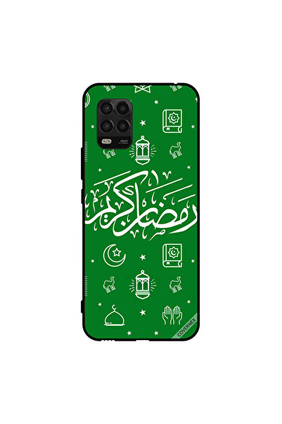 Covernex غطاء حماية لهاتف شاومي مي 10 لايت 5G - رمضان كريم - أخضر