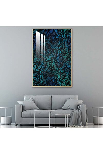 SND لوحة جدارية خشبية فاخرة مع برواز ذهبي و طبقة من الاكرليك الشفاف