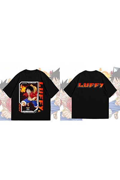 Flood Of Style تي شيرت صيفي للرجال منقوش عليه رسوم متحركة للجنسين Luffy Zoro ...