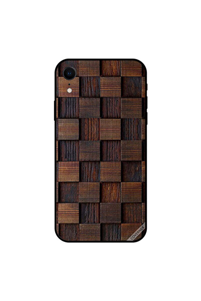 Covernex غطاء حماية iPhone XR مربعات خشبية