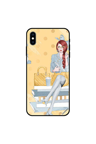 Covernex غطاء حماية لهاتف iPhone XS MAX بتصميم فتاة أنيقة