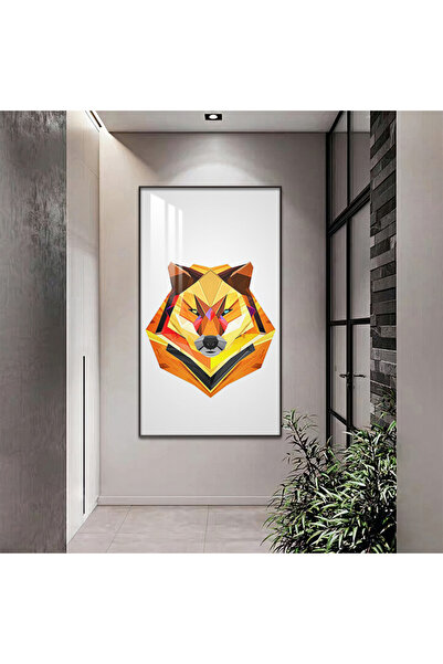 SND لوحة جدارية خشبية فاخرة مع برواز فضي و طبقة من الاكرليك الشفاف