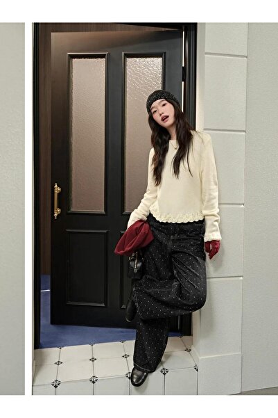 Gülce moda pulover de tricotaj cu textura moale