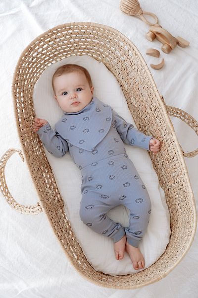 Lilabio 100% Cotton Newborn Bodysuit Set Baby Girl-Boy Gift Set