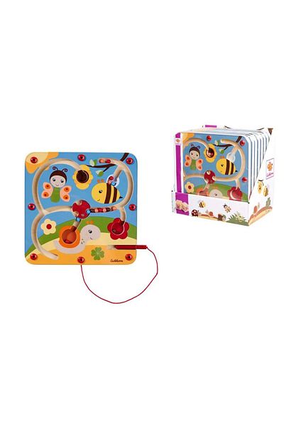 Eichhorn Wooden maze with magnetic balls Eichhorn Magnetic Maze