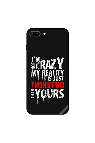 Covernex غطاء حماية لجهاز iPhone 7 Plus أنا لست مجنونًا واقعي