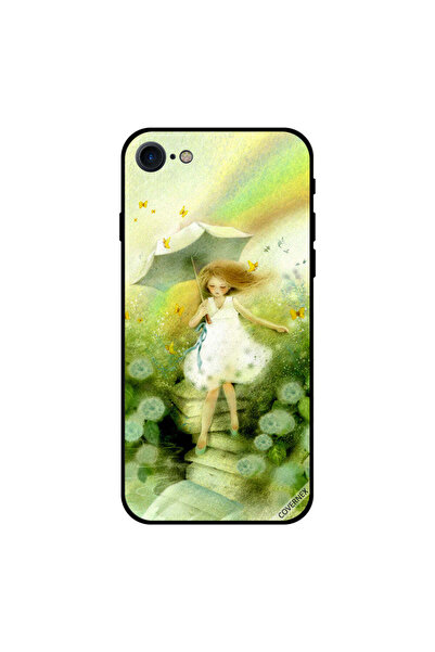 Covernex غطاء حماية لهاتف iPhone 8 بتصميم فتاة المظلة