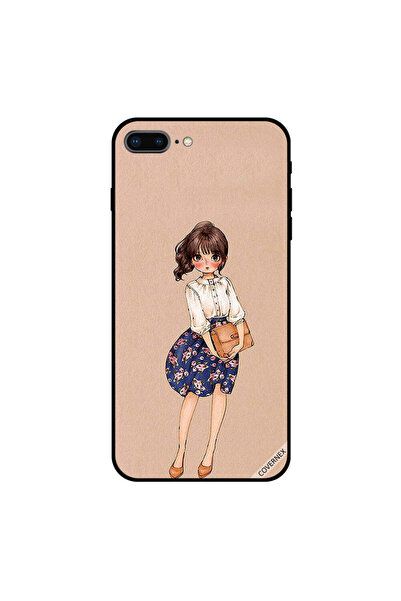 Covernex غطاء حماية لهاتف iPhone 7 Plus بملابس كاجوال للبنات