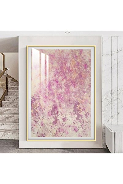 SND لوحة جدارية خشبية فاخرة مع برواز ذهبي و طبقة من الاكرليك الشفاف