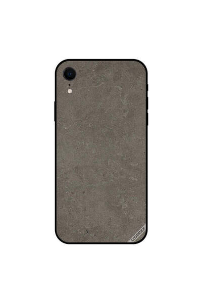 Covernex غطاء حماية لجهاز iPhone XR بنمط خرساني بني