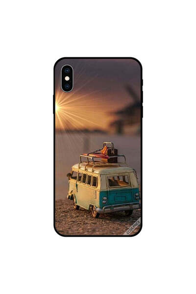 Covernex غطاء حماية لهاتف iPhone XS MAX بتصميم حافلة ألعاب مع حقائب