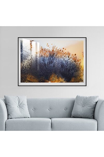 4gdran لوحة جدارية خشبية فاخرة مع برواز اسود و طبقة من الاكرليك الشفاف