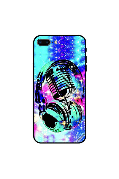 Covernex غطاء حماية لهاتف iPhone 7 Plus أسود مع رأس للهاتف والميكروفون