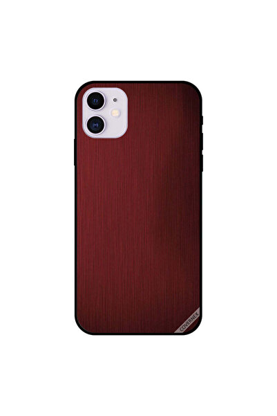 Covernex غطاء حماية لجهاز iPhone 11 بنمط خطوط حمراء داكنة