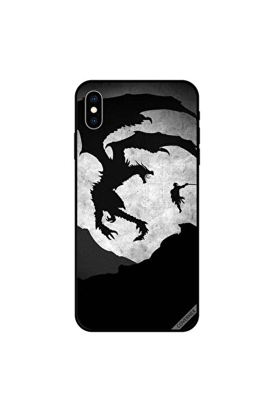 Covernex iPhone X Case Cover Dragon and Man
