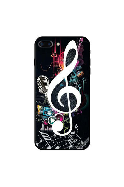 Covernex غطاء حماية لجهاز iPhone 8 Plus - عناصر موسيقية وموسيقى