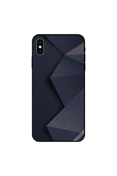 Covernex غطاء حماية لجهاز iPhone XS بنمط هرمي لامع أسود
