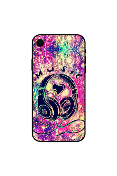 Covernex غطاء حماية لهاتف iPhone XR بتصميم رأس موسيقى وقلب