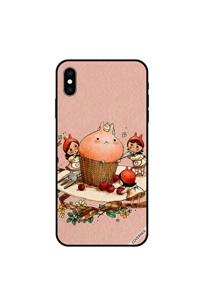 Covernex غطاء حماية لهاتف iPhone XS MAX بطبعة فتيات يلعبن
