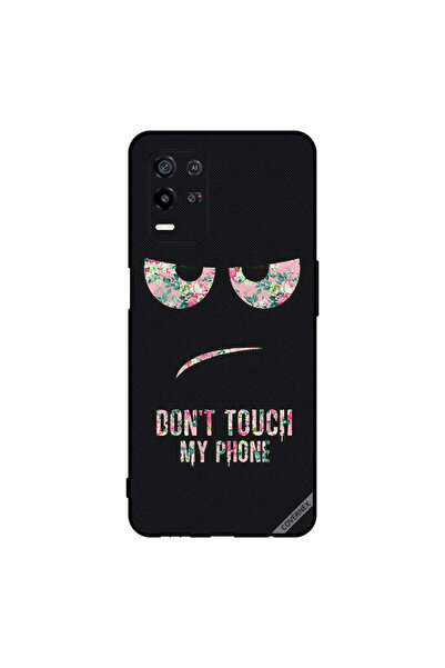 Covernex غطاء حماية لهاتف Oppo K9x مطبوع عليه عبارة "لا تلمس هاتفي"