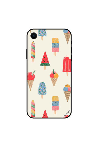 Covernex غطاء حماية iPhone XR بنقشة آيس كريم