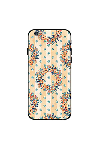 Covernex غطاء حماية لجهاز iPhone 6s Plus بأشكال زهور دائرية