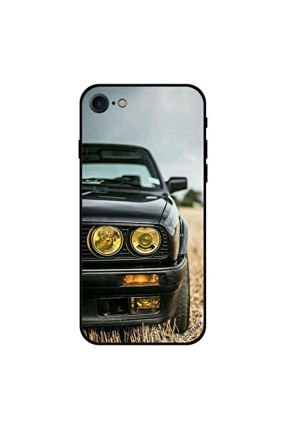 Covernex غطاء حماية لجهاز iPhone 8 - أضواء سيارة ذهبية سوداء