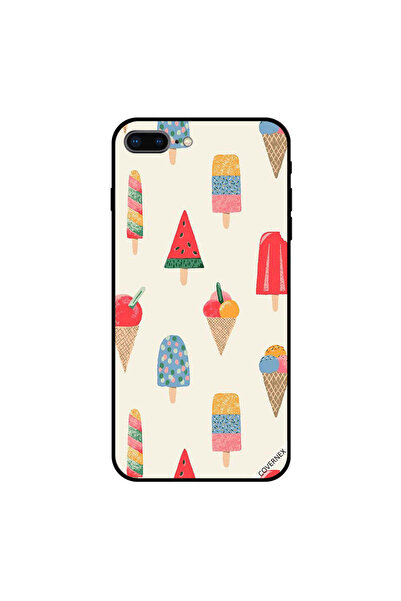 Covernex غطاء حماية لجهاز iPhone 7 Plus بنقشة آيس كريم