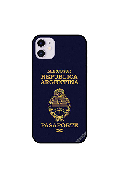 Covernex غطاء حماية لجهاز iPhone 11 بتصميم جواز سفر أرجنتيني