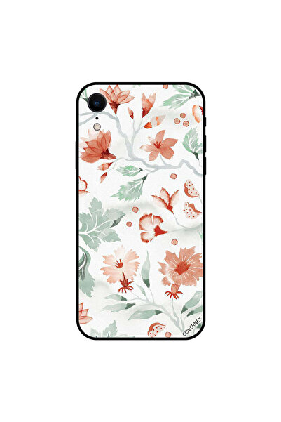 Covernex غطاء حماية iPhone XR بنقشة زهور ملونة
