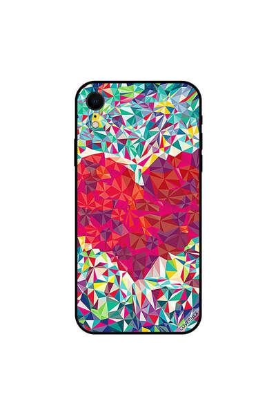 Covernex غطاء حماية iPhone XR بتصميم قلب مقطوع بالماس