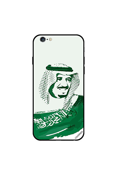 Covernex غطاء حماية لجهاز آيفون 6s بلس - الملك سلمان وعلم المملكة العربية الس...