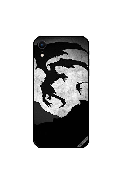 Covernex iPhone XR Case Cover Dragon and Man