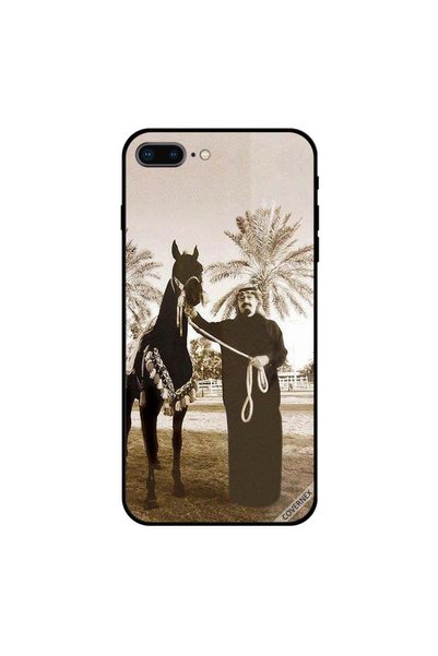 Covernex غطاء حماية لجهاز آيفون 8 بلس صورة قديمة شهيرة للملك سعود