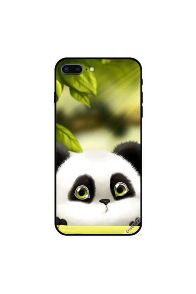 Covernex غطاء حماية لجهاز iPhone 7 Plus بنقشة الباندا الصغيرة اللطيفة