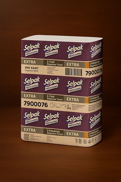 Selpak Professional Extra Z Fold Dispenser Towels 6 Pack of 200 - |   Two Hundred by Six