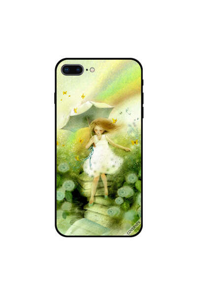 Covernex غطاء حماية لهاتف iPhone 7 Plus بتصميم فتاة المظلة