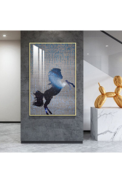 SND Luxury wooden wall panel with a golden frame and a clear acrylic layer