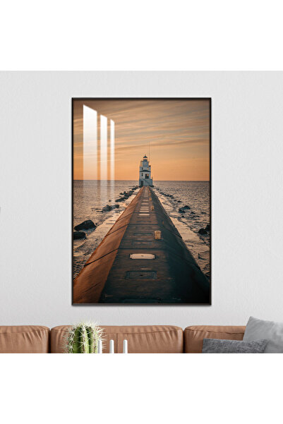 SND لوحة جدارية خشبية فاخرة مع برواز فضي و طبقة من الاكرليك الشفاف