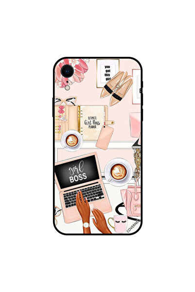 Covernex غطاء حماية لهاتف iPhone XR بتصميم فتاة رئيسية