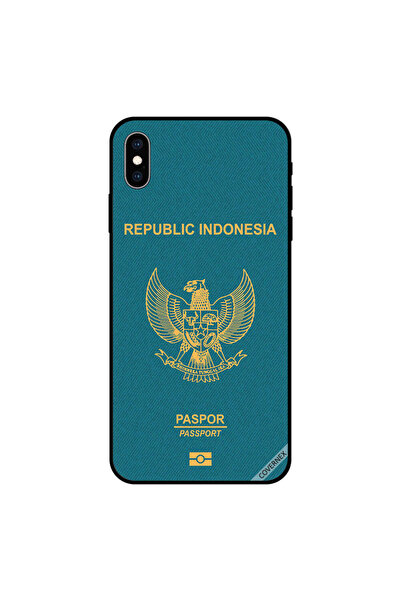 Covernex غطاء حماية لجهاز iPhone XS MAX بطبعة جواز سفر إندونيسيا