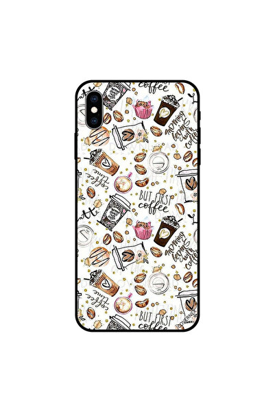 Covernex غطاء حماية iPhone XS MAX - علامات قهوة أولية للبنات