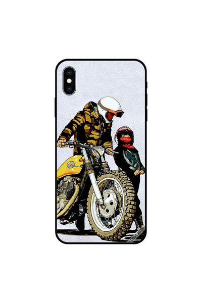 Covernex غطاء حماية لهاتف iPhone X بتصميم زوجين من راكبي الدراجات النارية